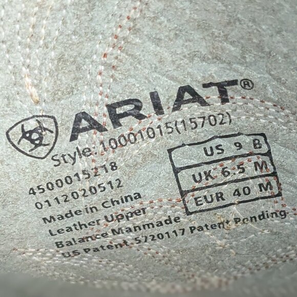 Ariat 10001015 (15702) Heritage R Toe Western Women's  Cowboy Boots Size 9B . - Picture 10 of 14